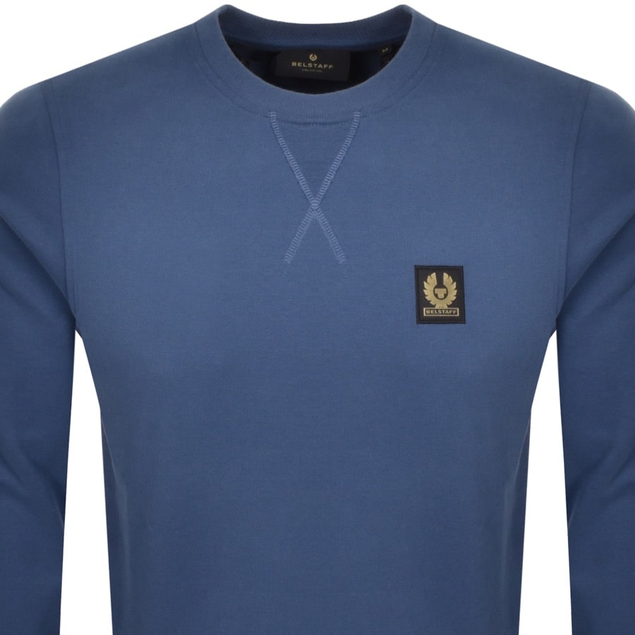 Alternative Image for ProductBelstaff Crew Neck Sweatshirt Blue2